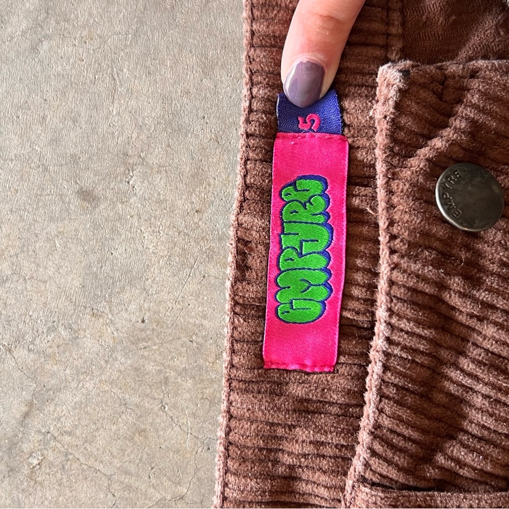 Brown Corduroy empyer pants